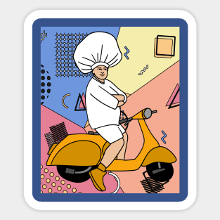 Kitchen Cooking Eating Hobby Sticker